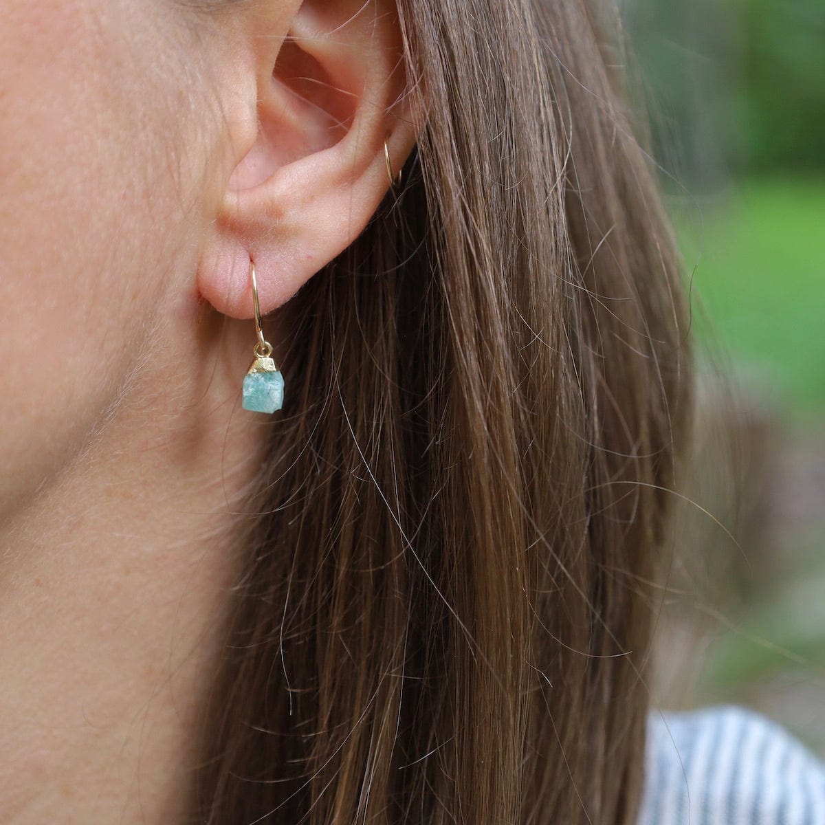 EAR-GF Natural Amazonite Earring