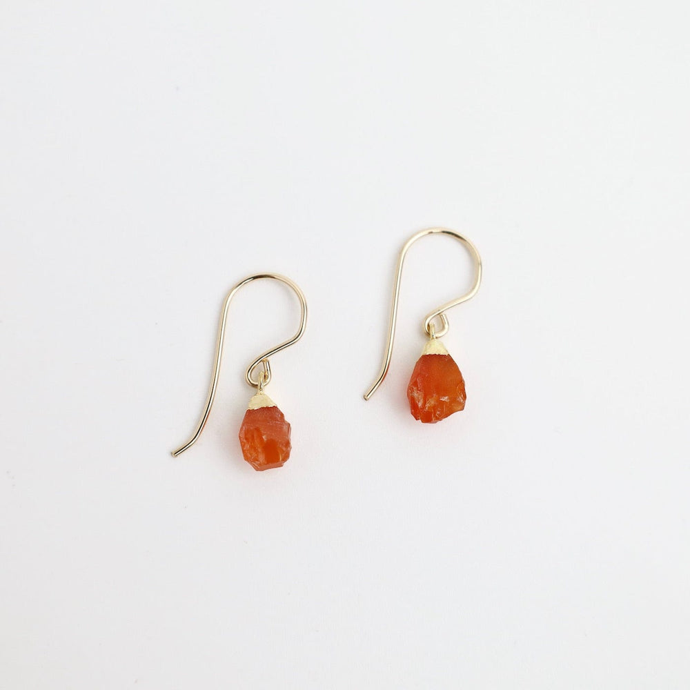 EAR-GF Natural Carnelian Earring