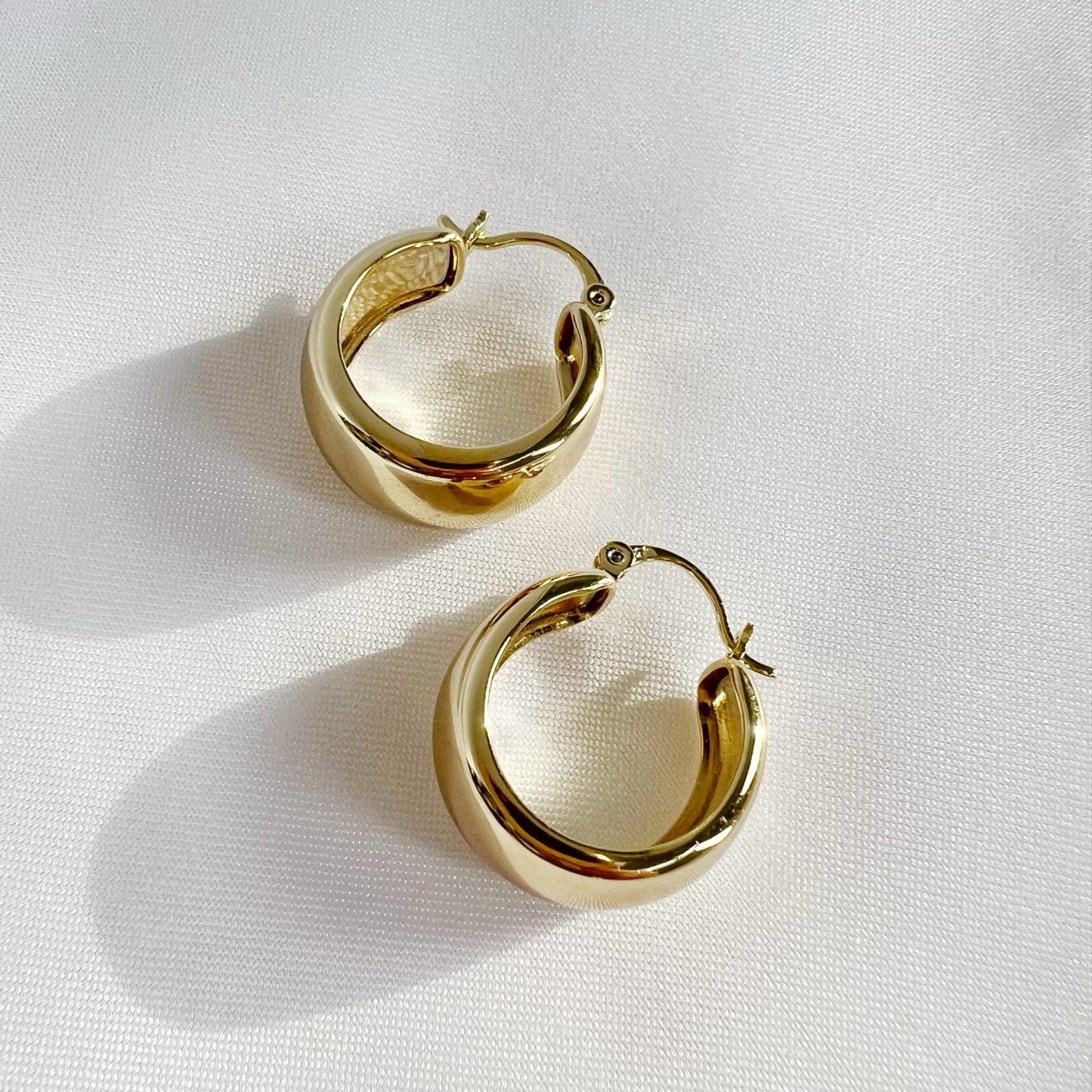 EAR-GF Noah Chunky Hoops Earrings