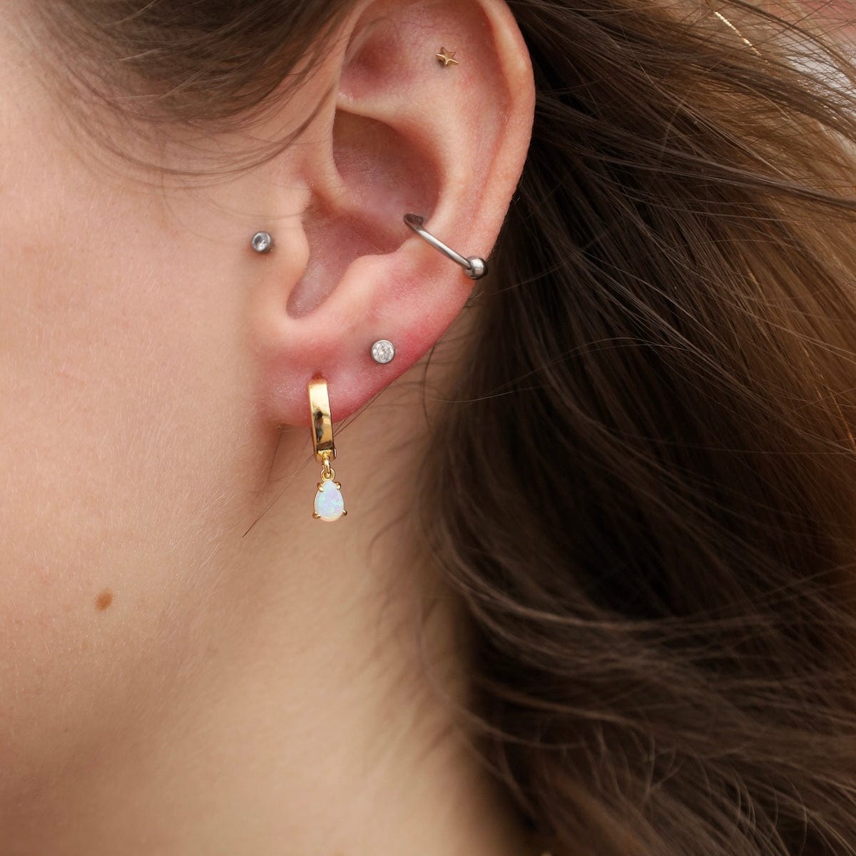 EAR-GF Nyla Opal Hoop Earrings