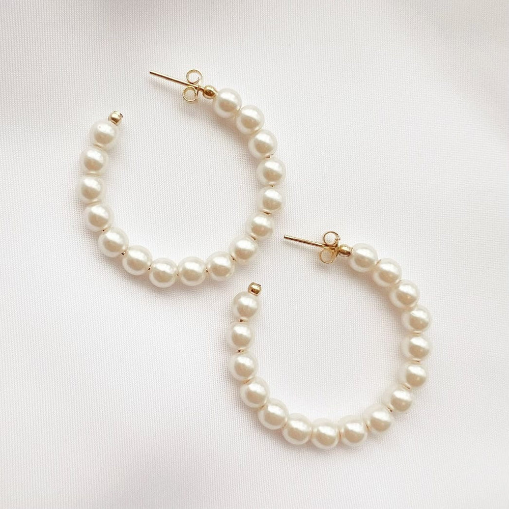 
                  
                    EAR-GF Ocean Ave Pearl Hoop Earrings
                  
                