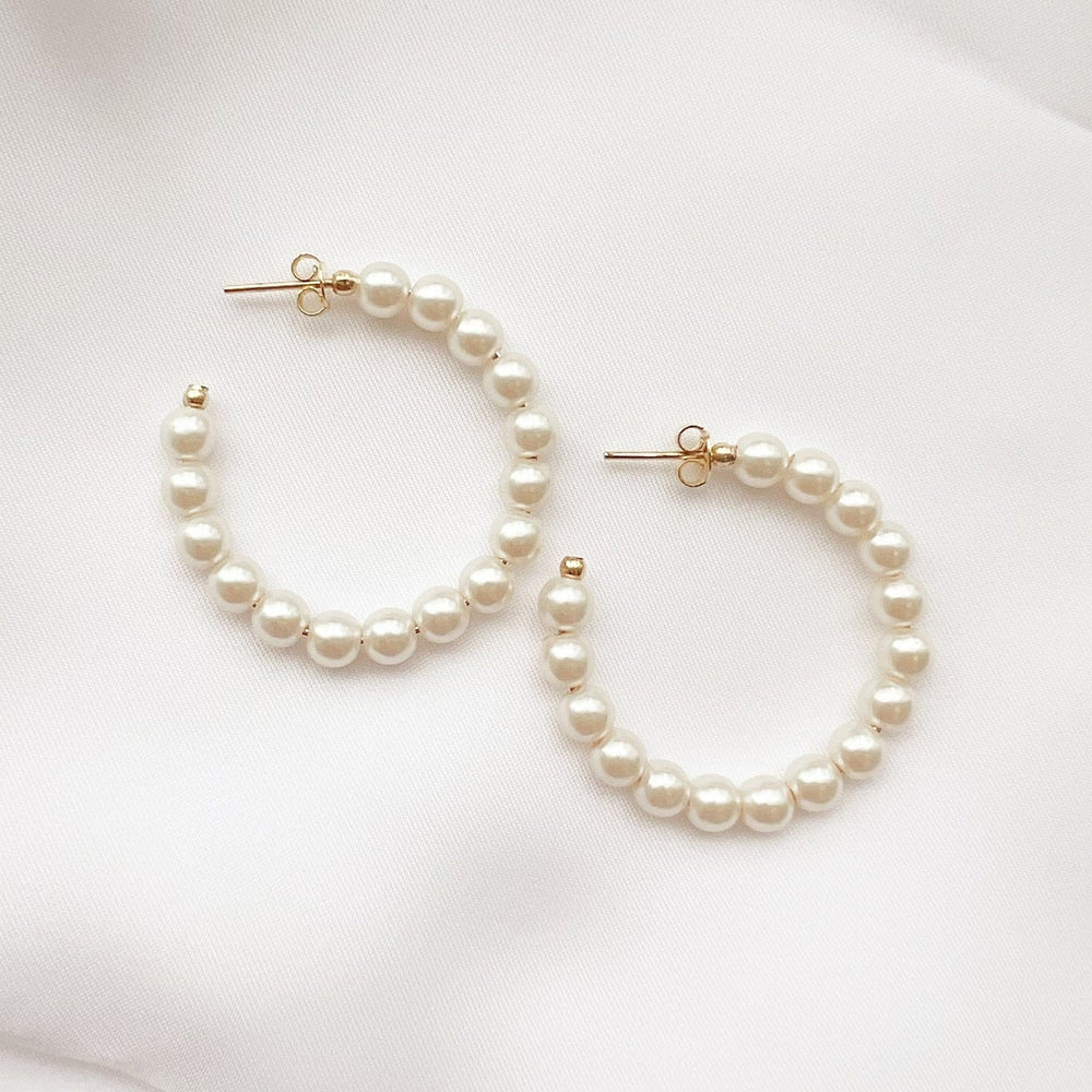 
                  
                    EAR-GF Ocean Ave Pearl Hoop Earrings
                  
                