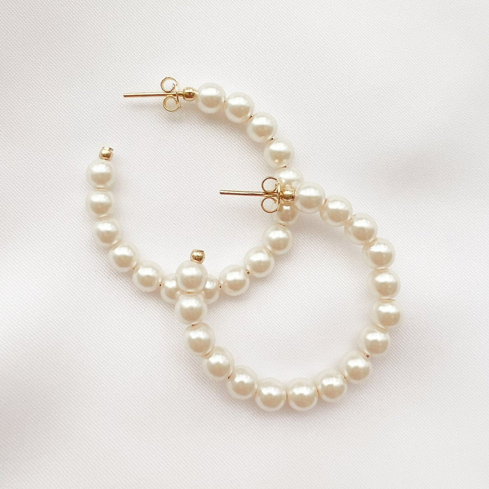 
                  
                    EAR-GF Ocean Ave Pearl Hoop Earrings
                  
                