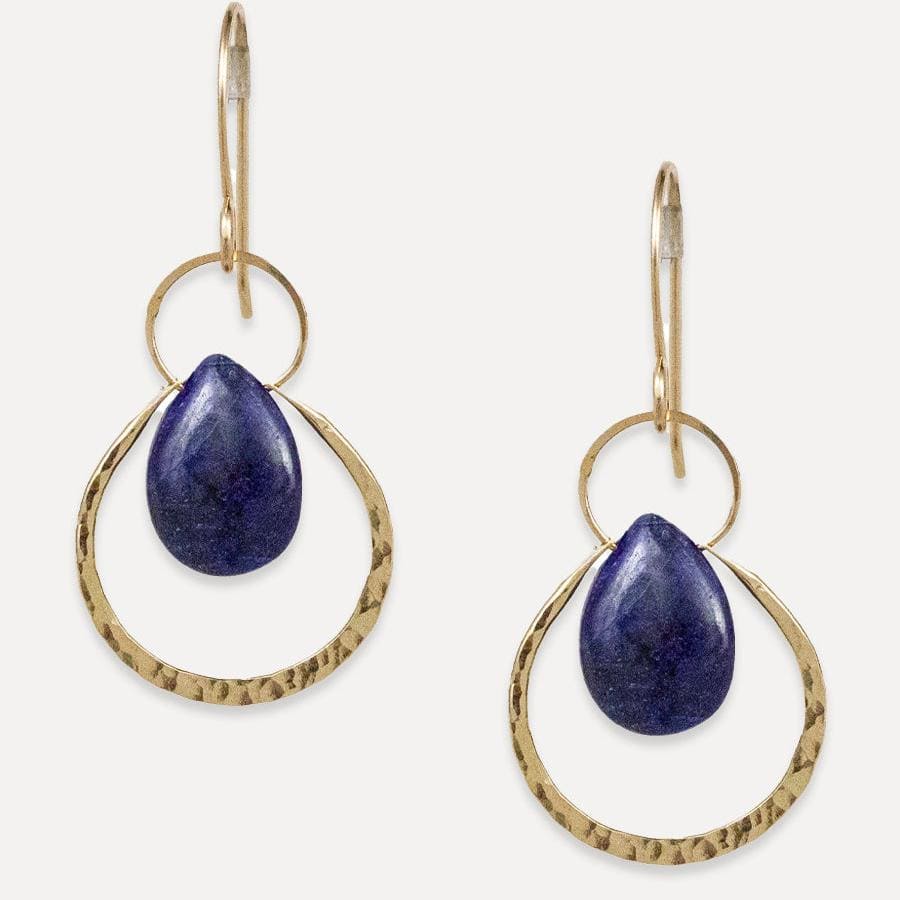 EAR-GF Ophellia Earrings - Blue Sapphire