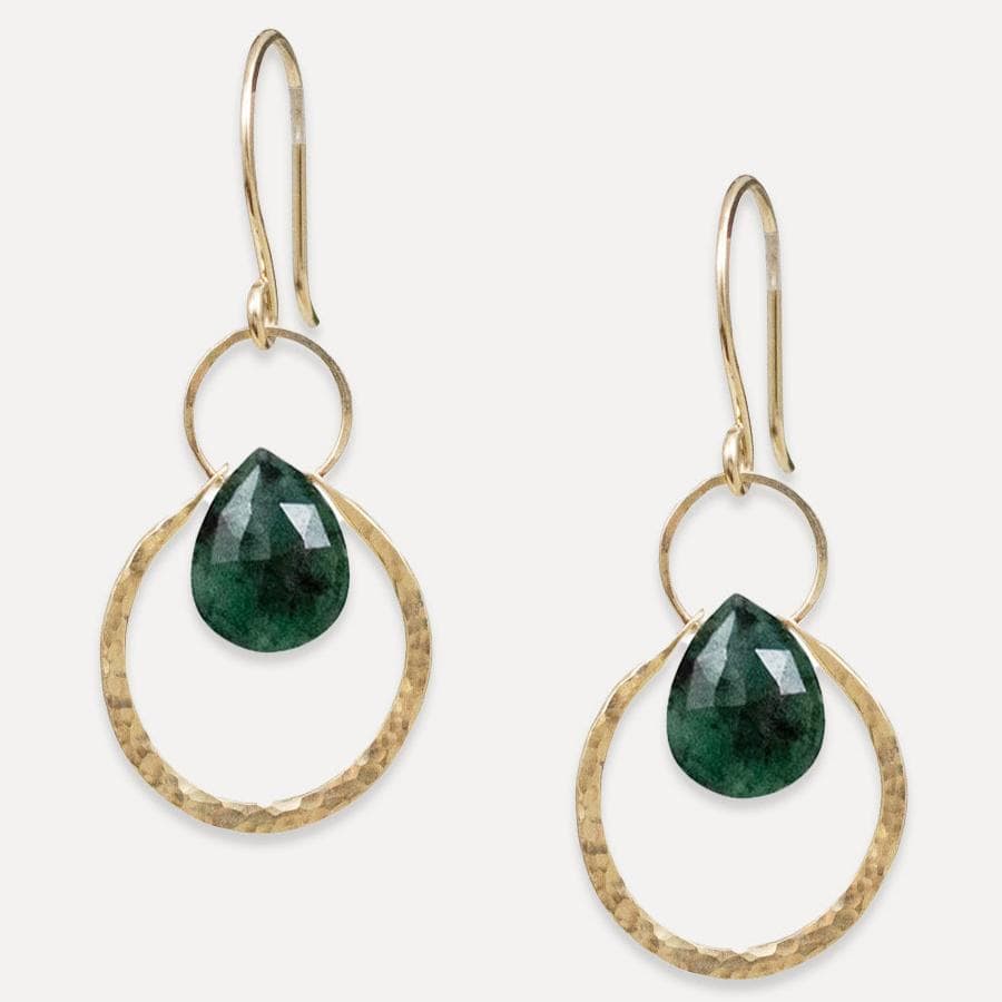 EAR-GF Ophellia Earrings - Emerald