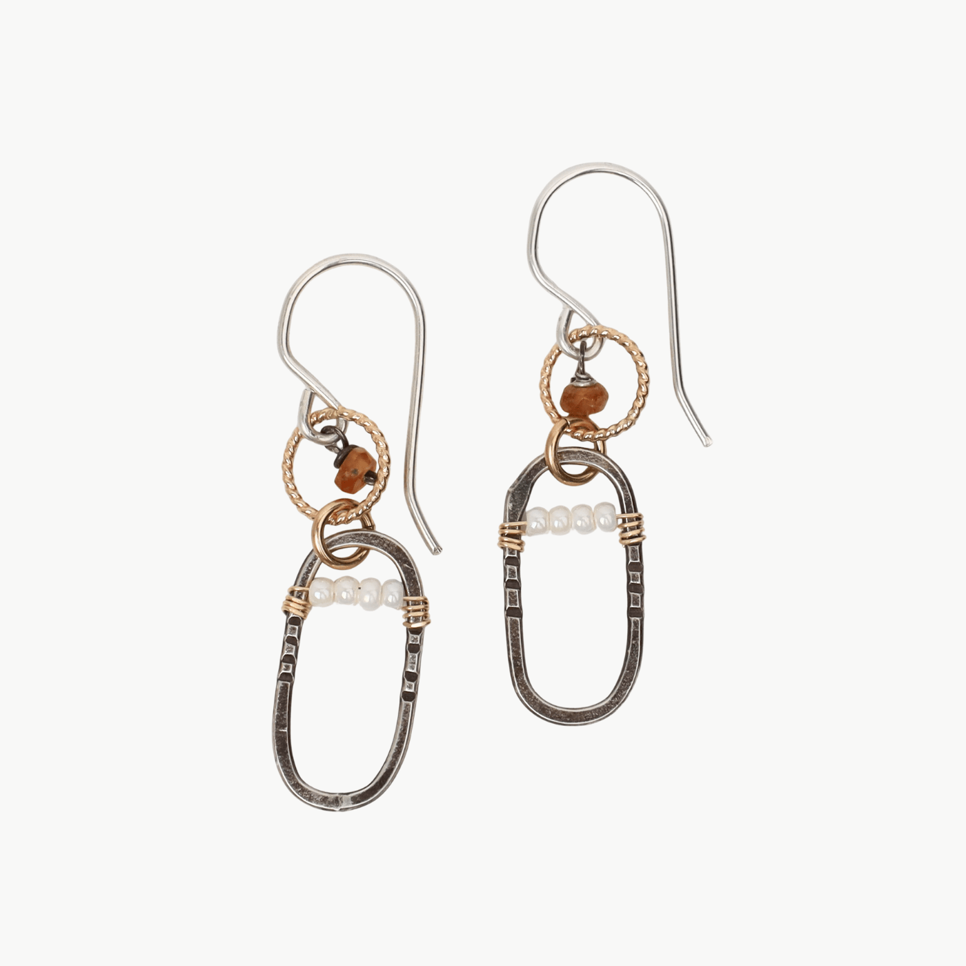 EAR-GF Oval Drop Earrings