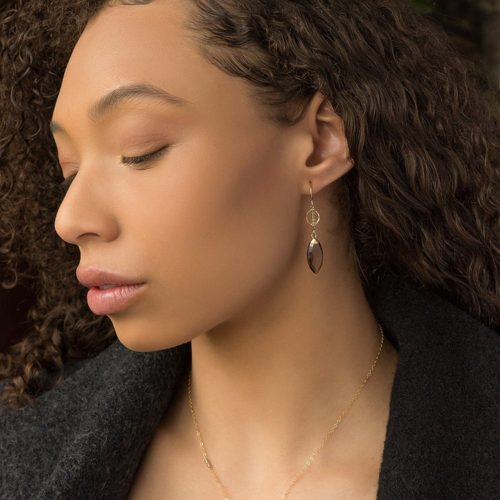 EAR-GF Smokey Cascade Earrings