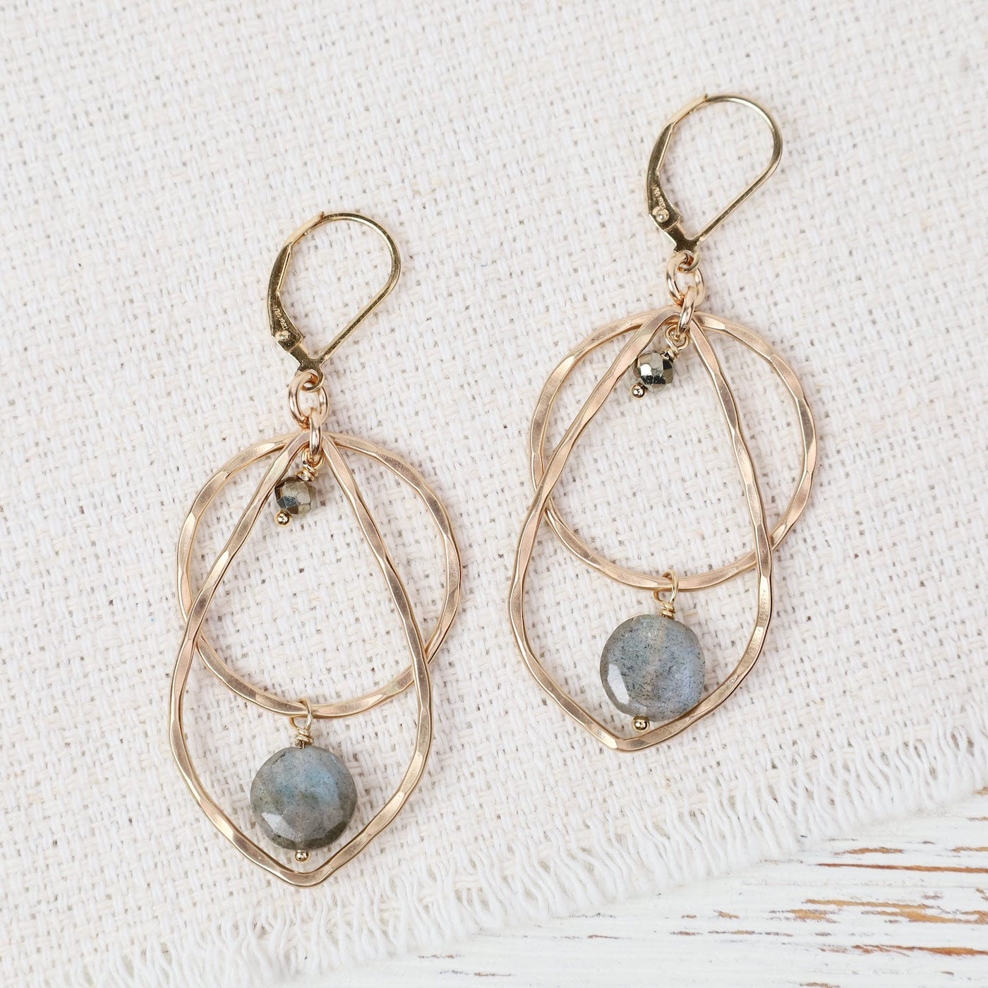 EAR-GF Stratum Leaf Earrings
