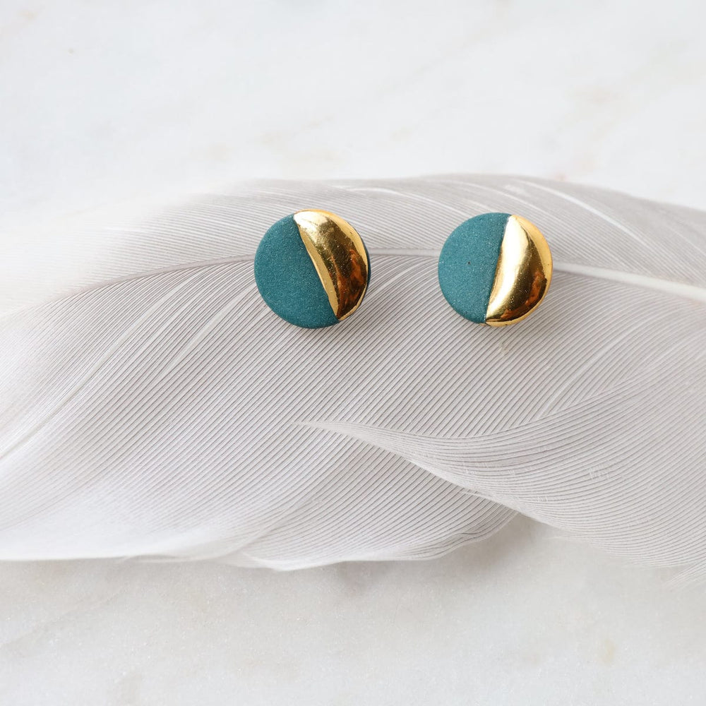 
                  
                    EAR-GF Teal Large Gold Dipped Studs
                  
                