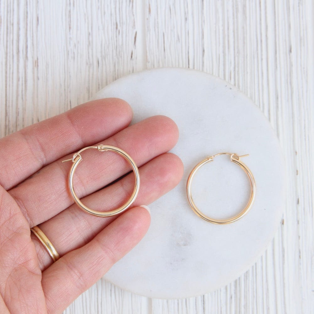 
                      
                        EAR-GF Thick 30mm Gold Filled Tube Hoop
                      
                    