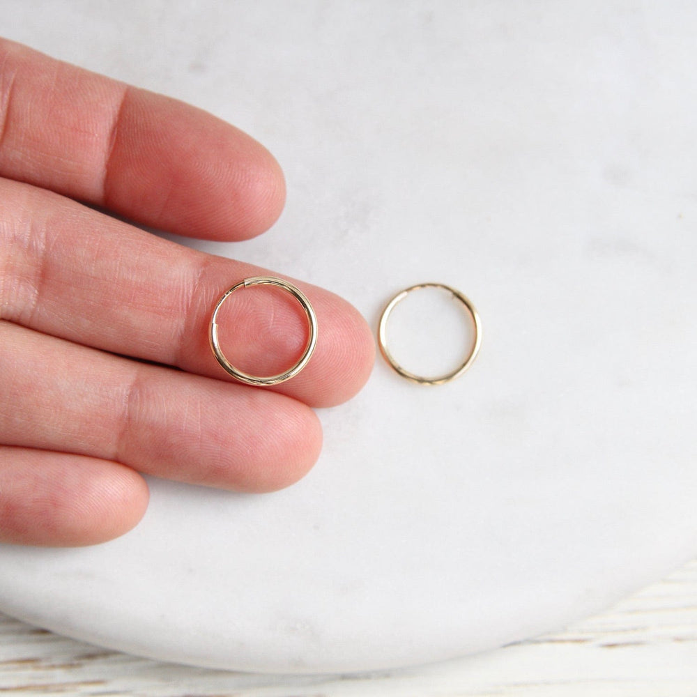 EAR-GF Thin 14mm Gold Filled Infinity Hoop