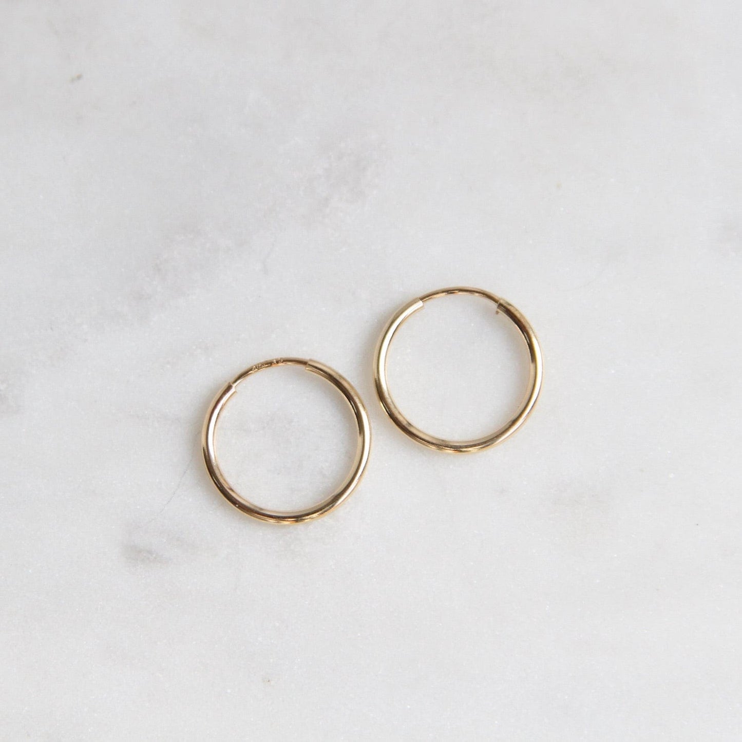 EAR-GF Thin 14mm Gold Filled Infinity Hoop