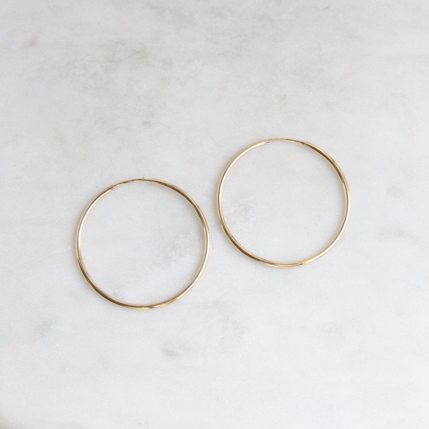 EAR-GF Thin 30 mm Gold Filled Infinity Hoop