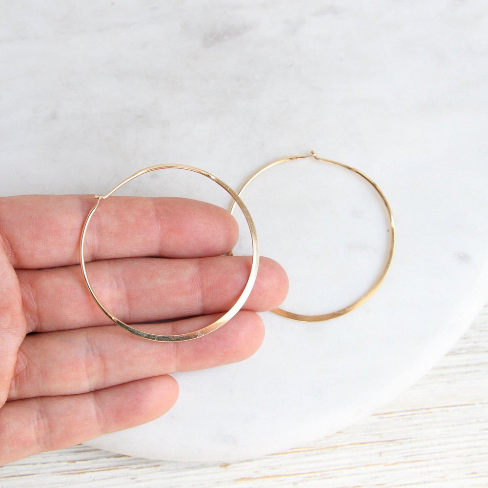 
                  
                    EAR-GF Thin 50mm Gold Filled Flat Wire Hoop
                  
                