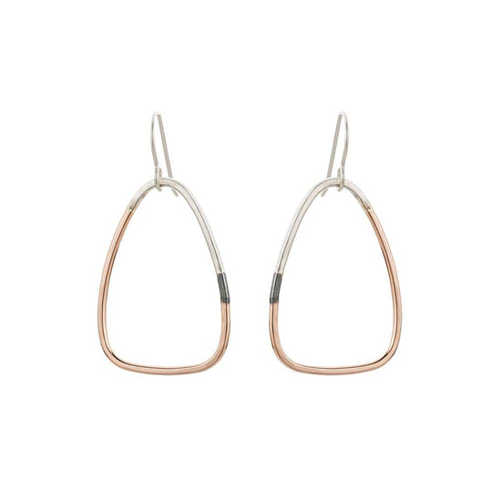 Load image into Gallery viewer, EAR-GF Tri Toned Triad Earrings
