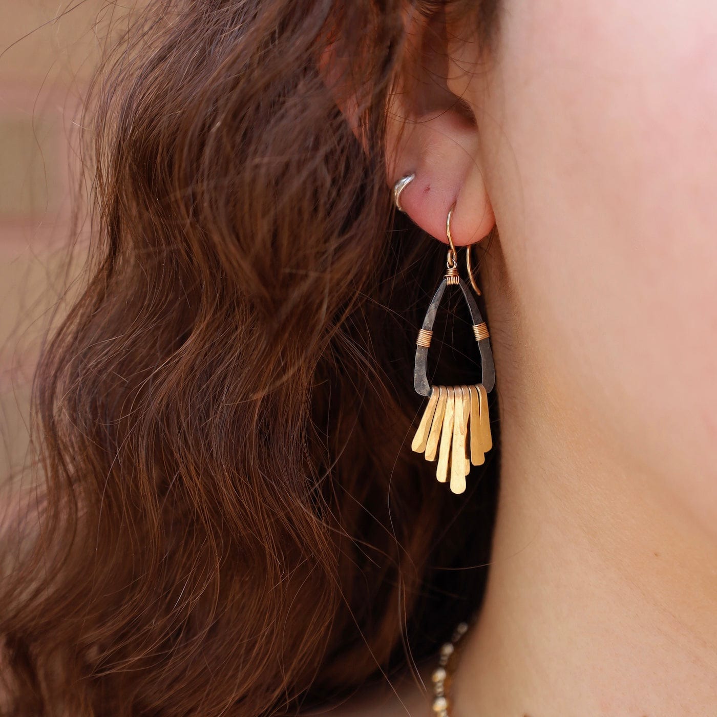 EAR-GF Triangle Tab Earrings