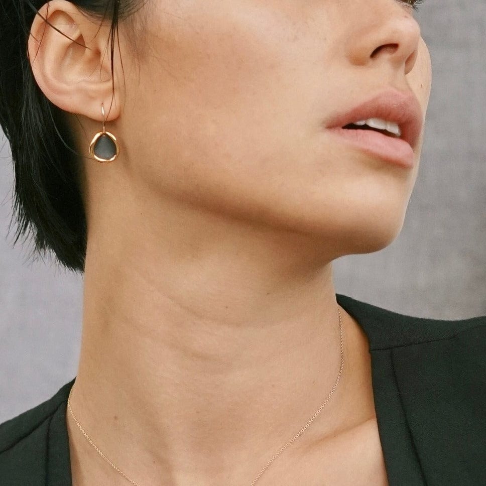 726 EAR-GF White Coral Reef Earrings