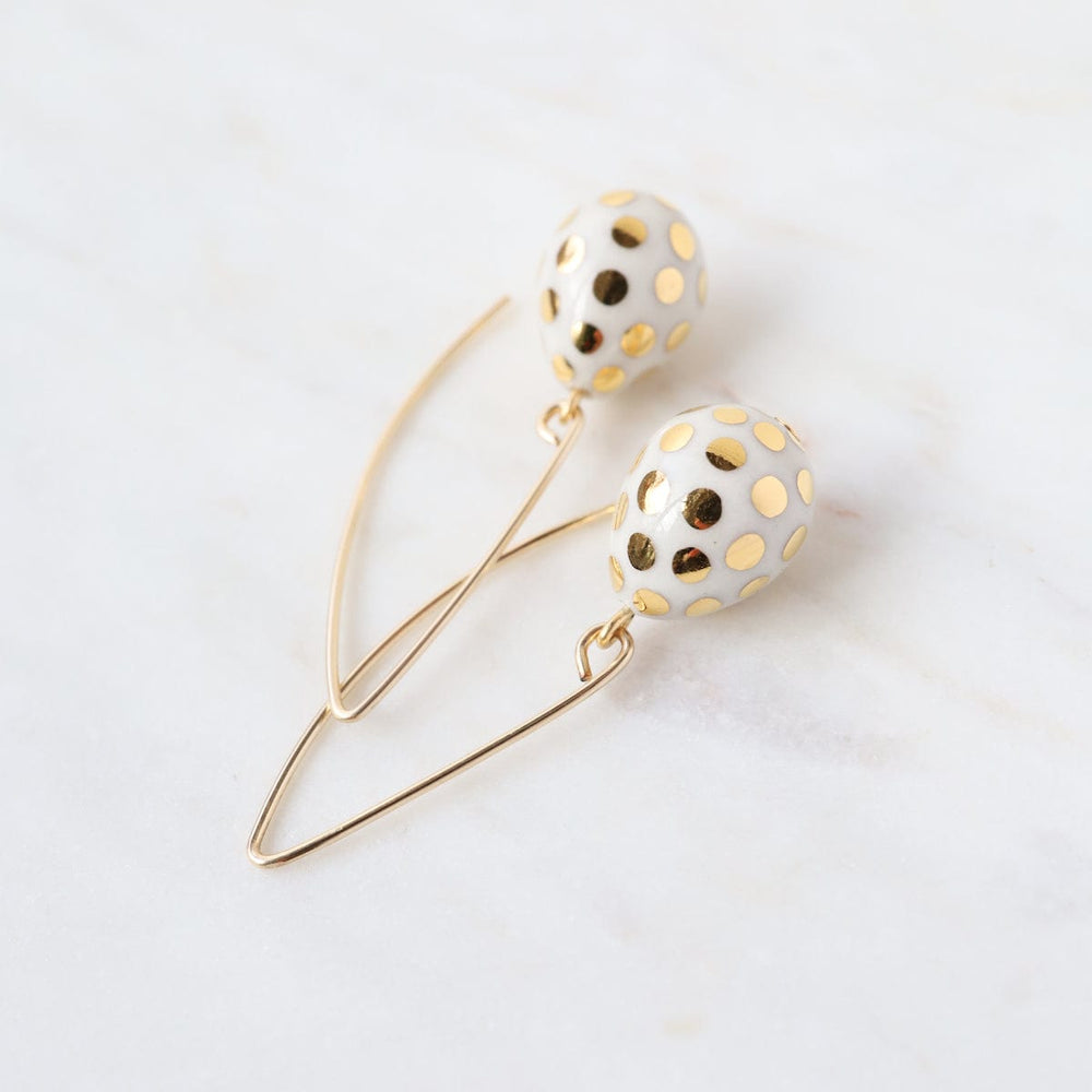 
                  
                    EAR-GF White Ladybug Teardrop Earrings
                  
                