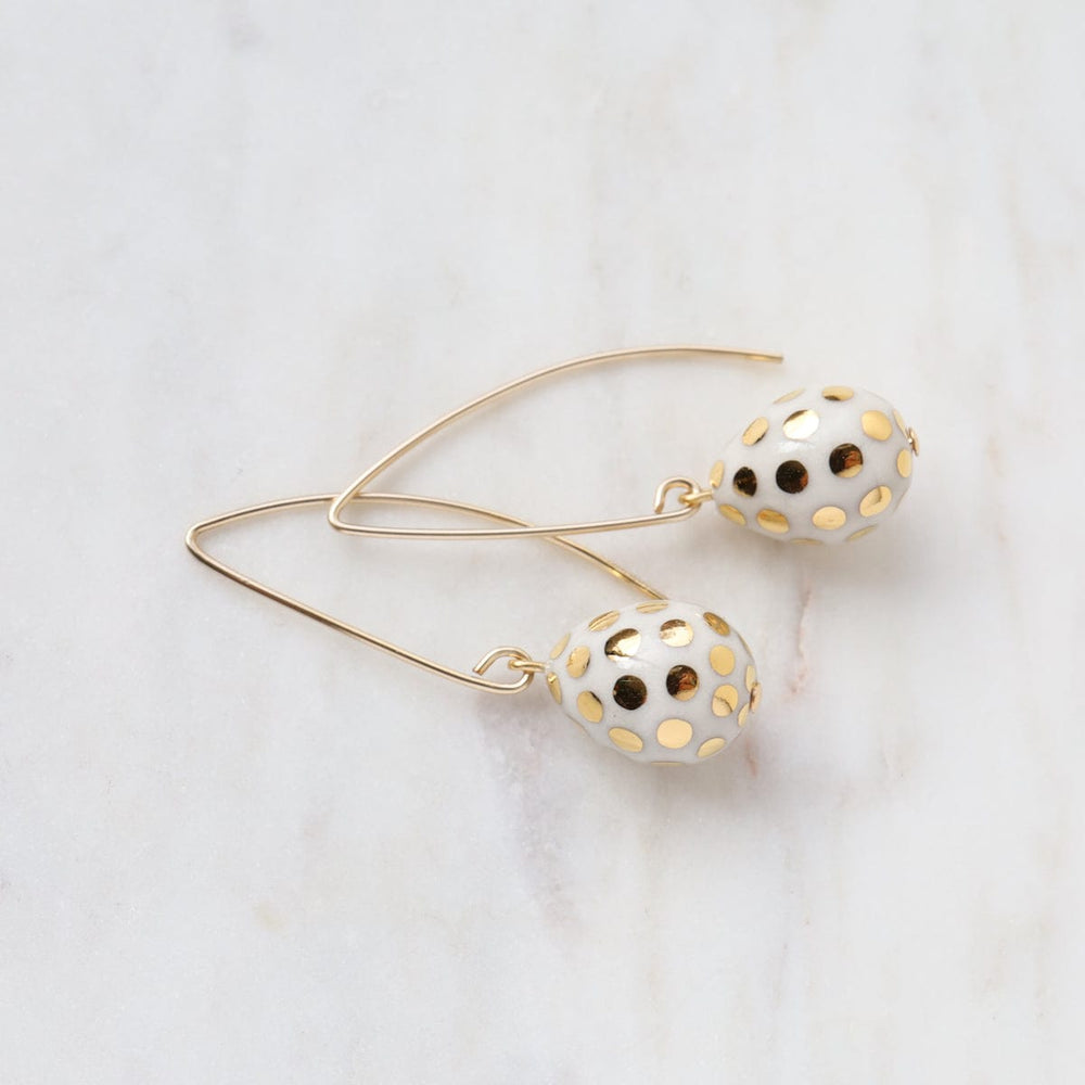 
                  
                    EAR-GF White Ladybug Teardrop Earrings
                  
                