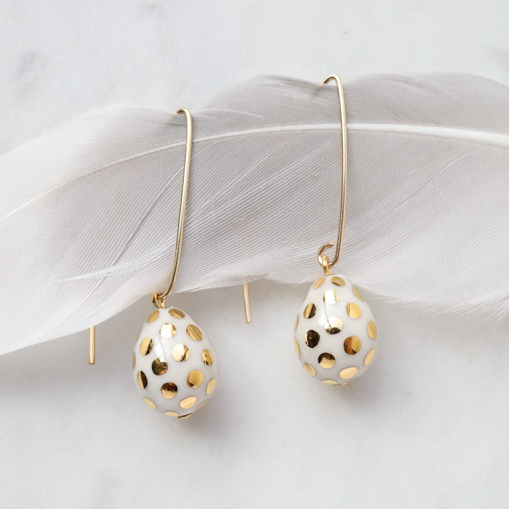 
                  
                    EAR-GF White Ladybug Teardrop Earrings
                  
                