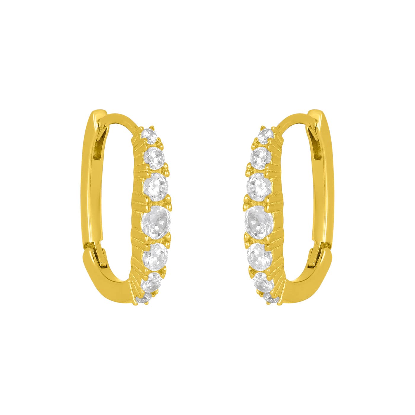 EAR Gianna CZ Huggie Hoops