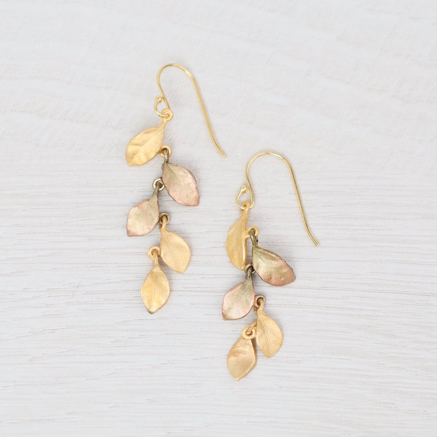EAR Golden Autumn Long Wire Earrings