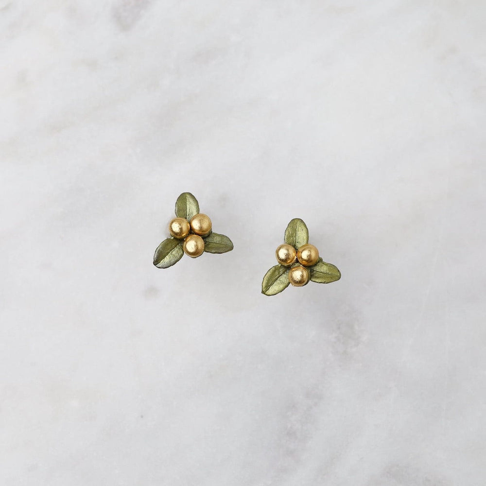 EAR Golden Myrtle Stud Earring