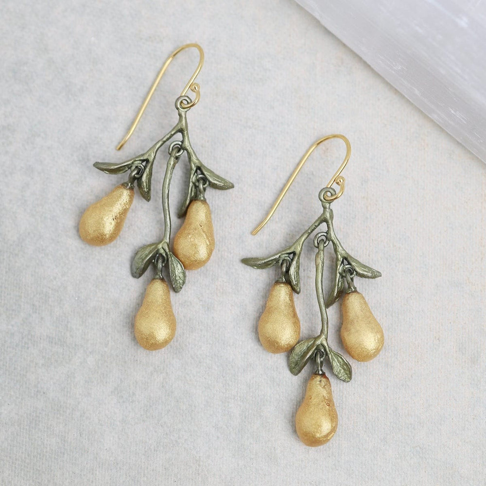 
                  
                    EAR Golden Pear 3 Drop Wire Earrings
                  
                