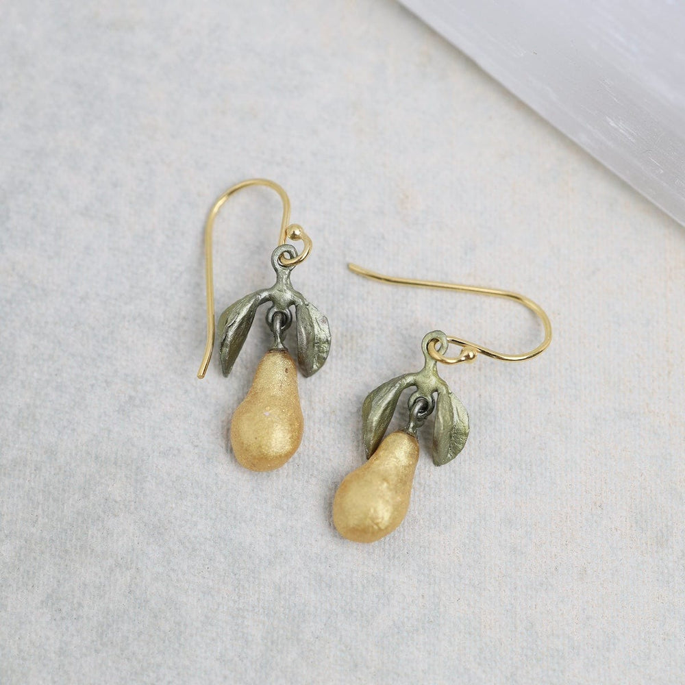 EAR Golden Pear Wire Earrings