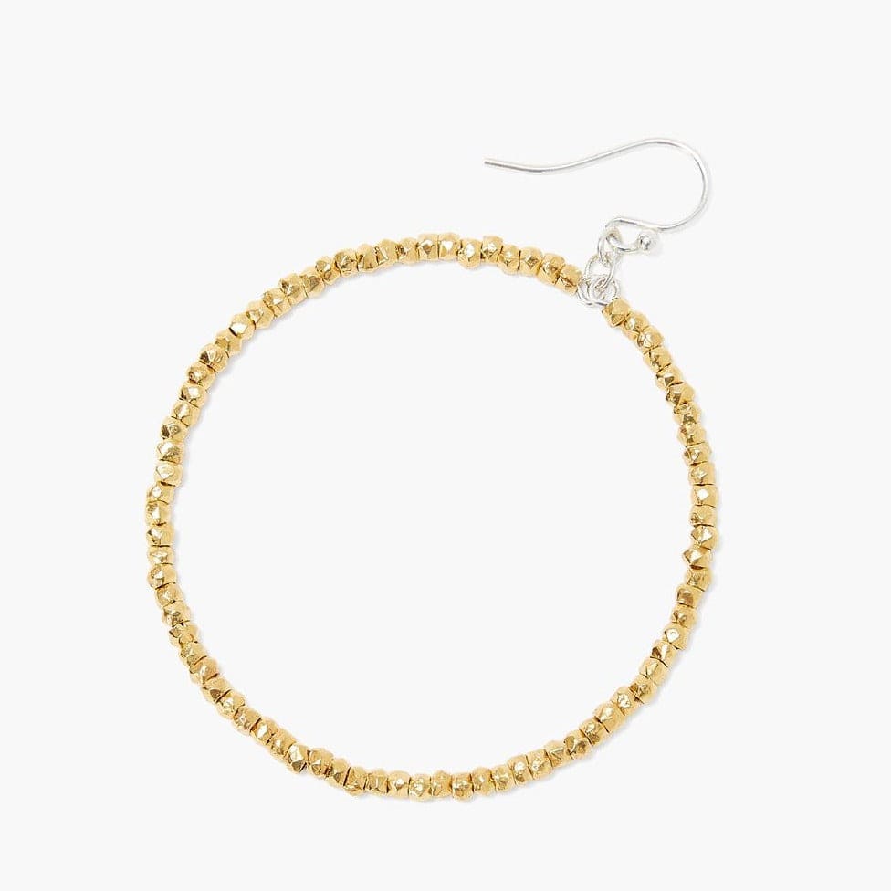 
                      
                        EAR-GPL 18k Gold Plated Sterling Silver Nuggets Hoops
                      
                    