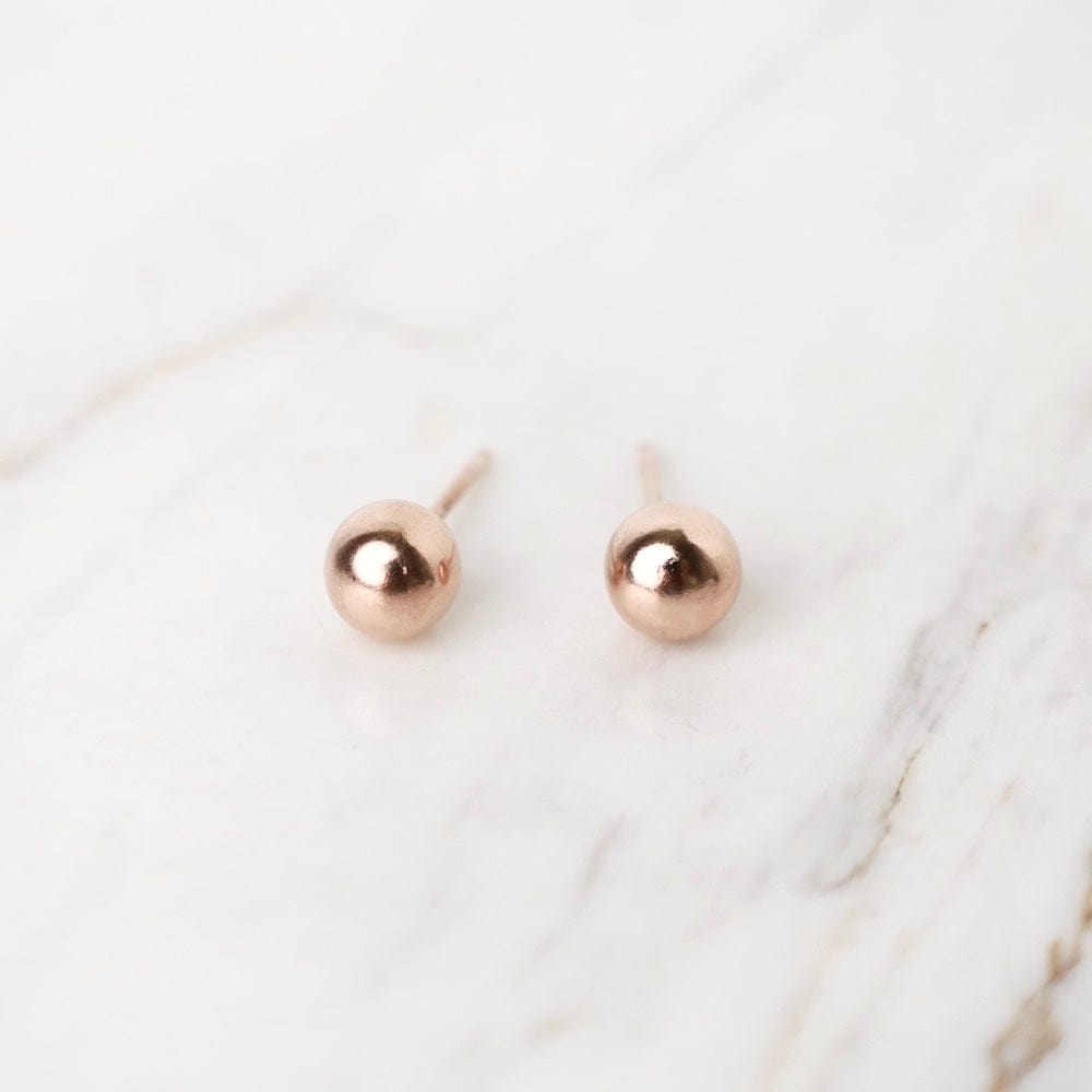 
                      
                        EAR-GPL 6mm Rose Gold Plated Sterling Silver Ball Earrings
                      
                    