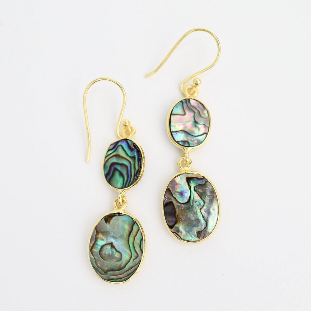 EAR-GPL Abalone Shell Dangle Earrings