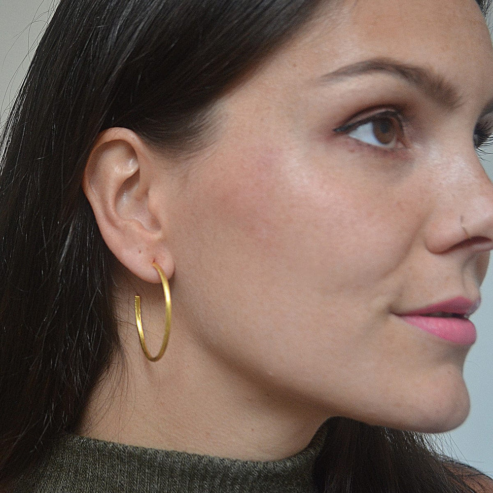 EAR-GPL Abby Hoop Earrings