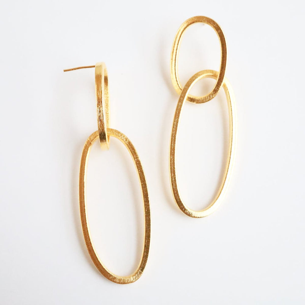 
                      
                        EAR-GPL Adelise Long Oval Link Earrings
                      
                    