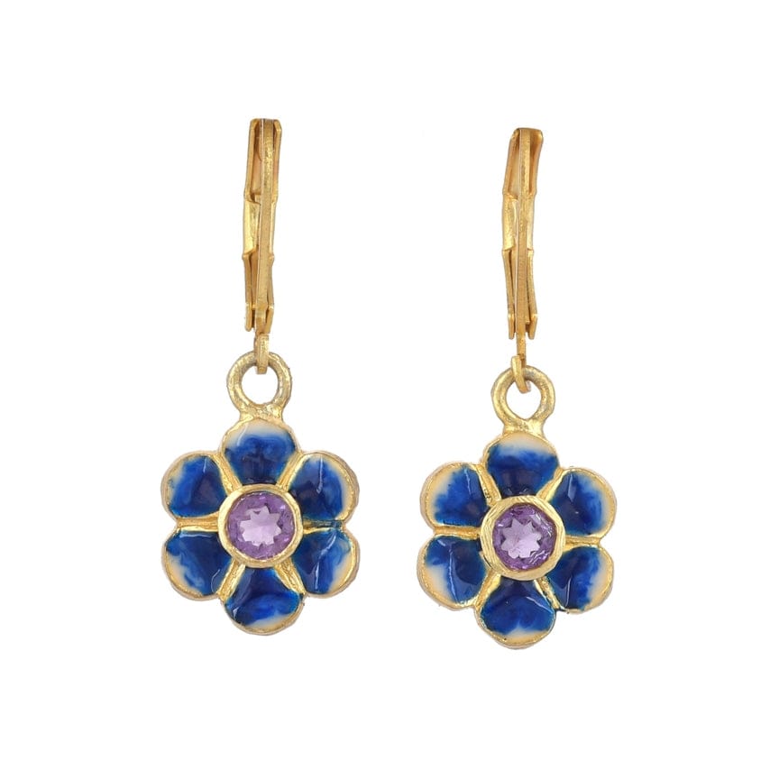 
                      
                        EAR-GPL Amethyst Gold Plated Brass Enamel Earrings
                      
                    