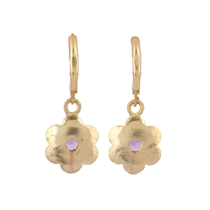 
                      
                        EAR-GPL Amethyst Gold Plated Brass Enamel Earrings
                      
                    