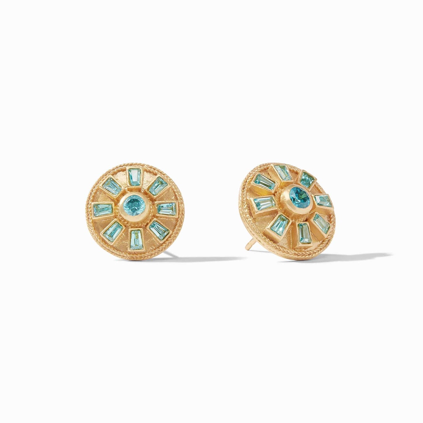 EAR-GPL Aurora Studs in Bahamian Blue