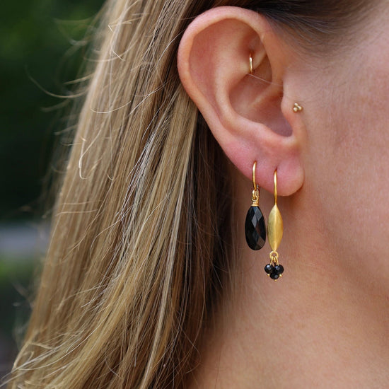 EAR-GPL Bliss Black Spinel Earrings