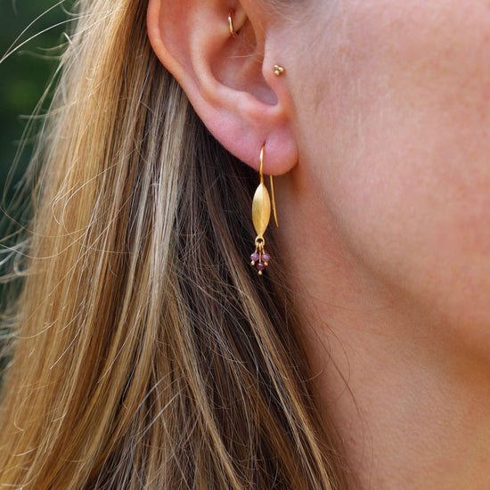 EAR-GPL Bliss Shaded Ruby Earrings