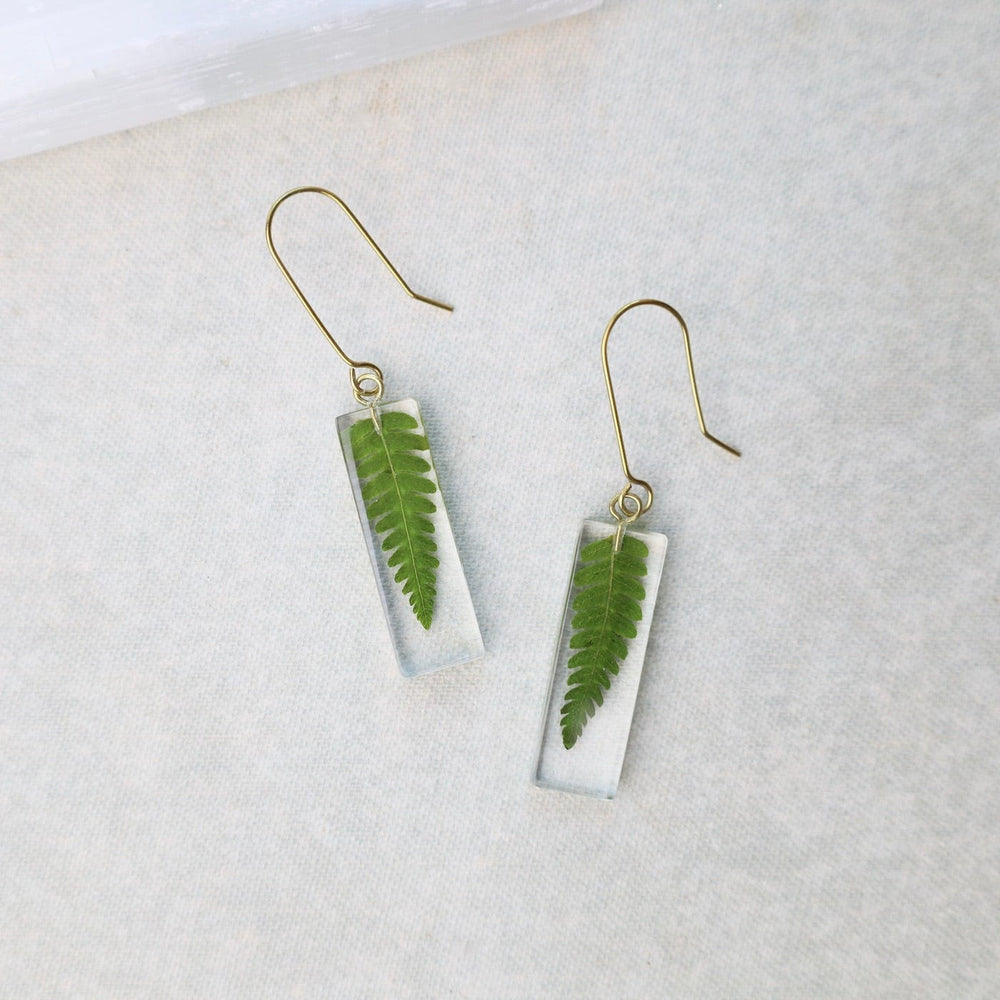 EAR-GPL Botanical Fern Earrings