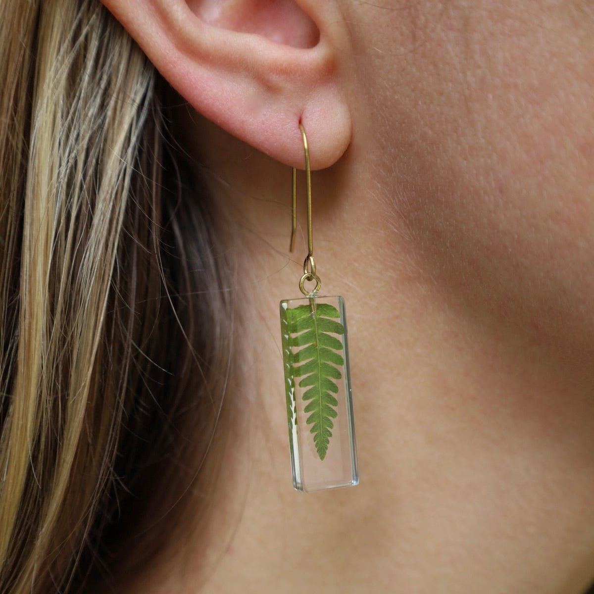 EAR-GPL Botanical Fern Earrings