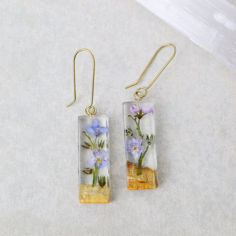 EAR-GPL Botanical "Remembrance Collection" Forget Me Not E