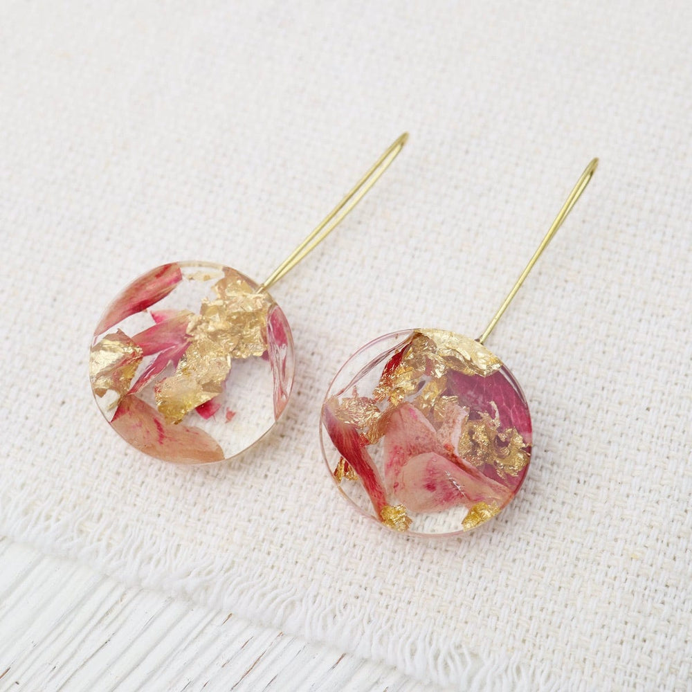 
                  
                    EAR-GPL Botanical Small Full Moon Rose Petal Earrings
                  
                