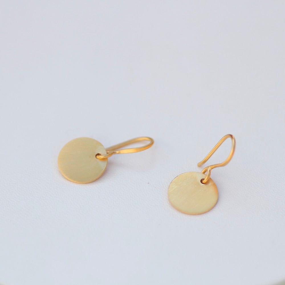 
                      
                        EAR-GPL Brushed Disc Drop - Gold Plated
                      
                    