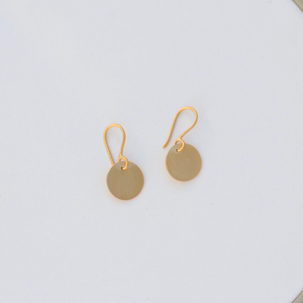 
                      
                        EAR-GPL Brushed Disc Drop - Gold Plated
                      
                    