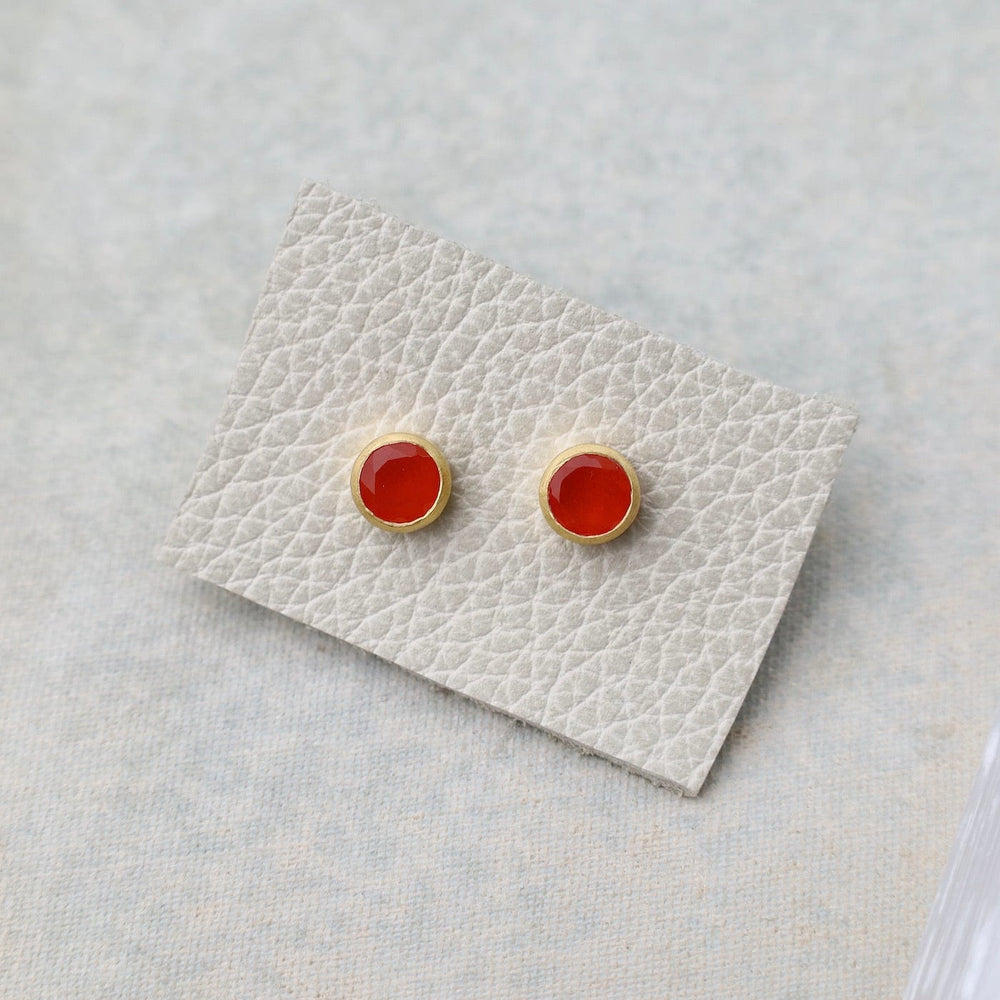 
                      
                        EAR-GPL Carnelian Stud Earrings
                      
                    