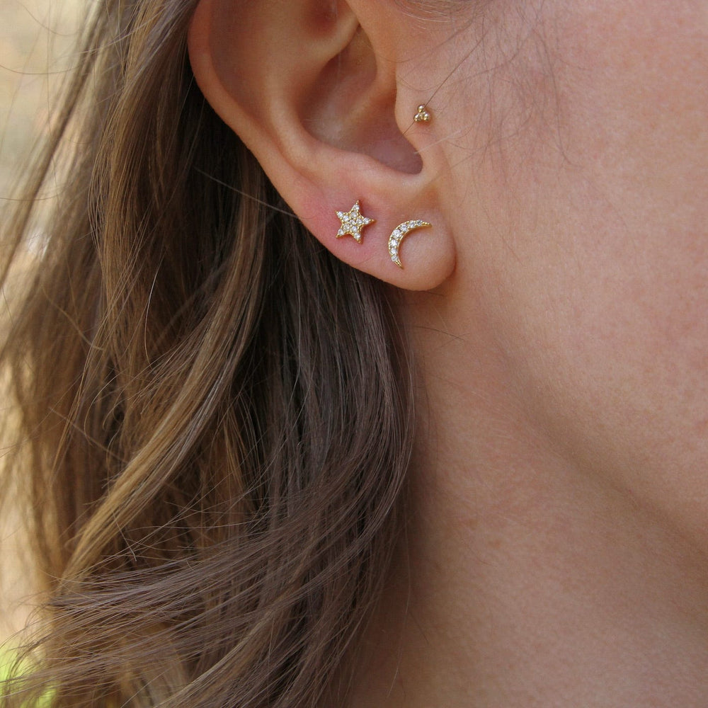 
                      
                        EAR-GPL Celestial Studs - 18K Gold Plated Silver
                      
                    