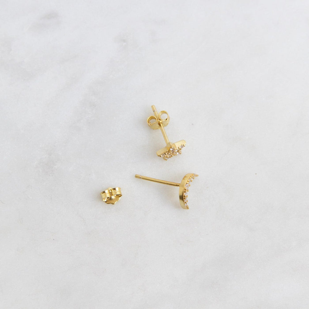 
                      
                        EAR-GPL Celestial Studs - 18K Gold Plated Silver
                      
                    