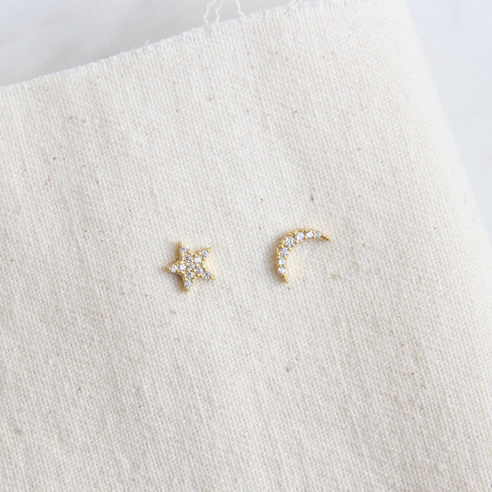 
                      
                        EAR-GPL Celestial Studs - 18K Gold Plated Silver
                      
                    