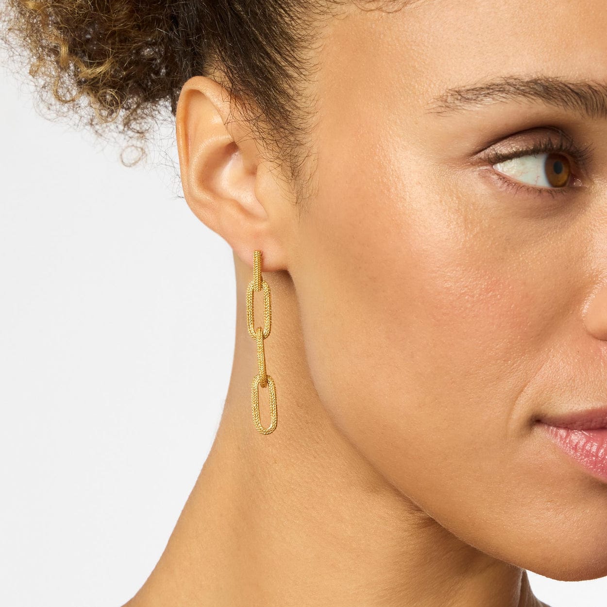 EAR-GPL Cheval Paperclip Link Earrings